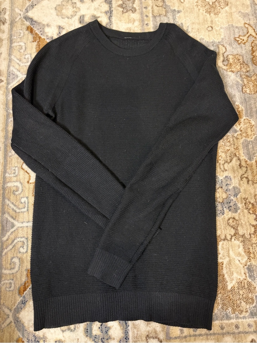 lululemon athletica Black Crewneck Sweater